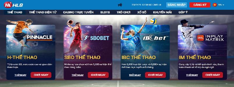 Tỷ lệ cược thể thao Wibo88 phổ biến - Wibo88